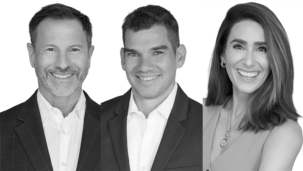 Adam Kaller Ryan Pastorek and Lauren Partipilo Schwartz